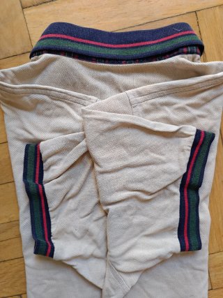 Polo Burberrys Beige Tartán Hombre