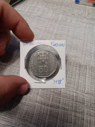 Moneda 50 Escudos Portugal 1988 Coleccionismo