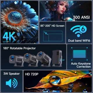 Proyector Portátil Magcubic HY320 4K