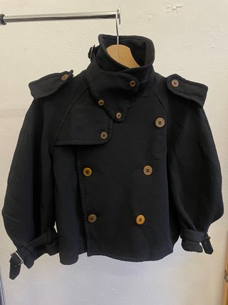 Comme des Garçons FW'16 Giacca Caban Nera