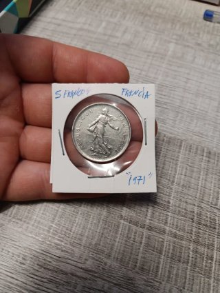 Moneda 5 Francos Francia 1971