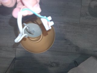 Lámpara colgante amarilla
