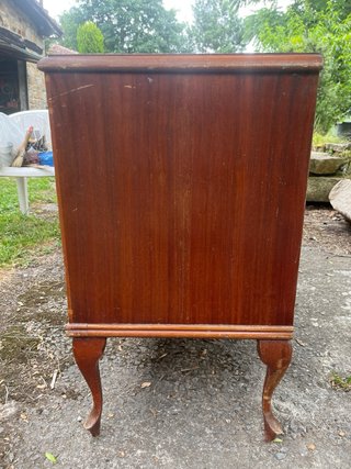 Mueble tocador antiguo de madera