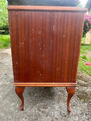 Mueble tocador antiguo de madera