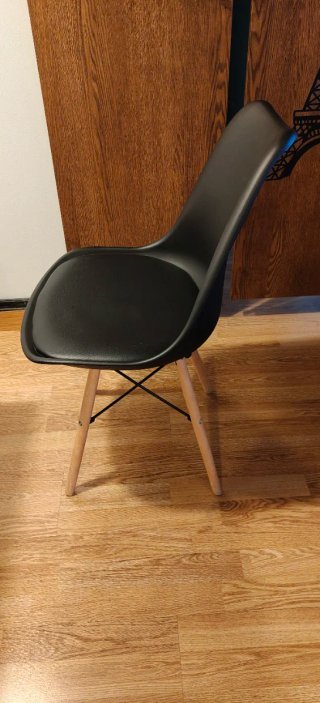 Sillas de comedor patas madera respaldo plástico