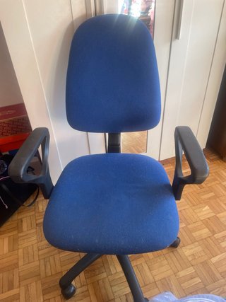 Silla de escritorio azul
