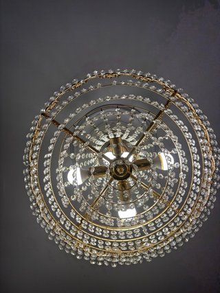 Lampara de cristal, nueva