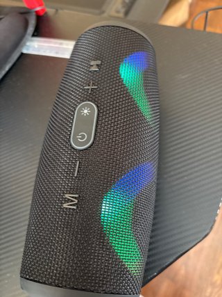 Altavoz Bluetooth Negro Multicolor