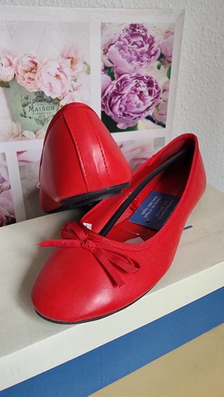 Bambas Mary Paz rojas talla 37