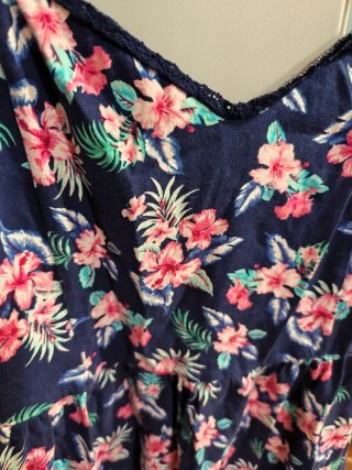 Vestido Springfield Estampado Floral Talla L