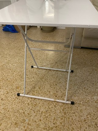 Mesa plegable balcón cuadrada 60x77