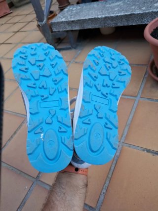 Botas Nieve Niña Talla 33 Azul/Plata