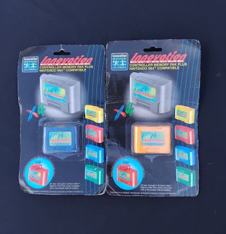 2 x Innovation Memory Pak Plus N64. 10€ cada uno