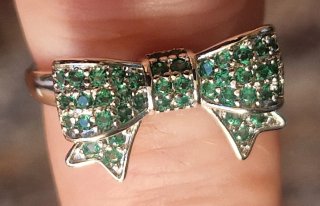 Anello donna fiocco