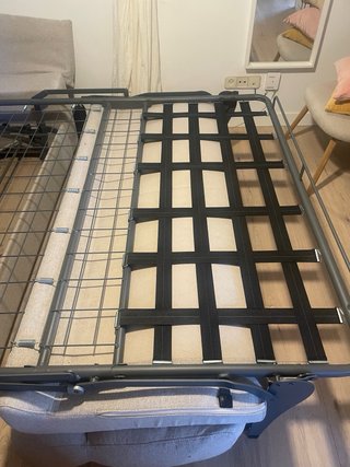 Sofá Cama Beige fibra de carbono
