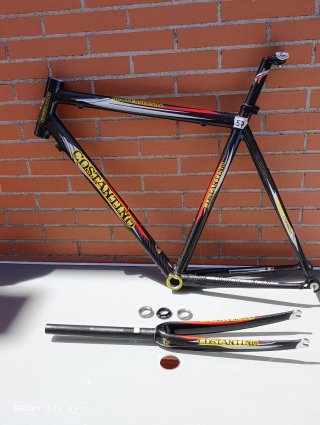 Cuadro Carbono/Titanio COSTANTINO Professional.