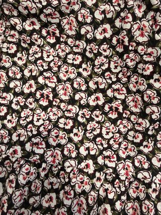 Vestido largo estampado flores. Talla XL