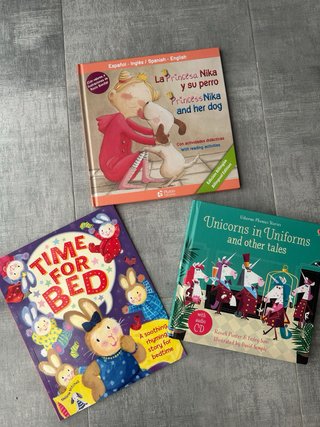 Lote 3 libros en inglés + CD