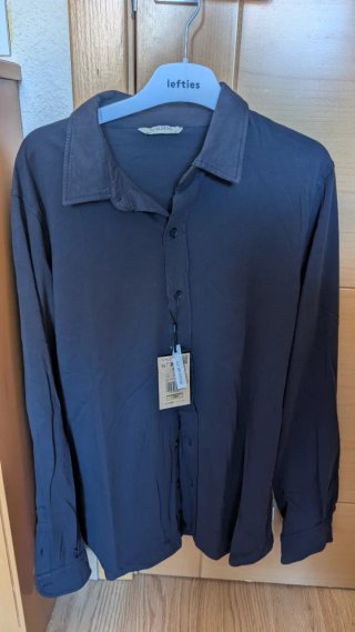 Camisa Scalpers Algodón Hombre Talla 41 Azul