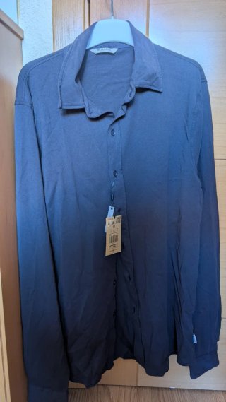 Camisa Scalpers Algodón Hombre Talla 41 Azul