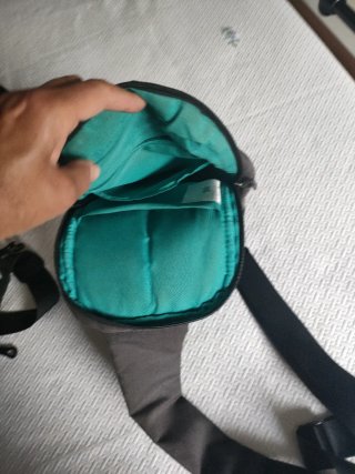 Borsello uomo mono spalla grigio