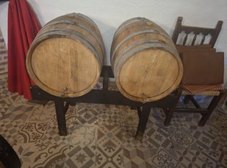 Barril de vino envinado