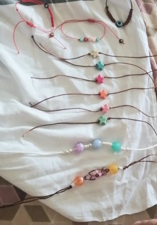 Bella collana per adulti e bambini con stella bianca