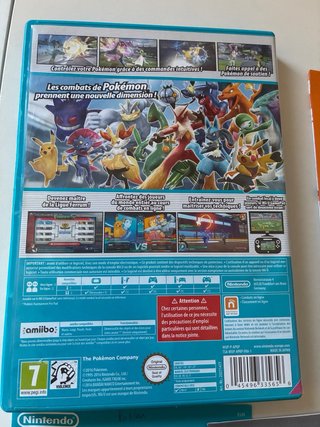 Wii U Pokkén Tournament Juego + Manuales