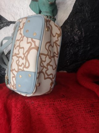 Bolso Tous Original Beige y Azul