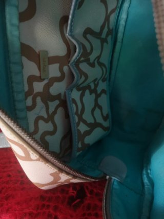 Bolso Tous Original Beige y Azul