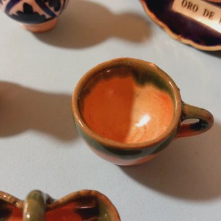 Figuras miniatura barro cocido cerámica y Talavera