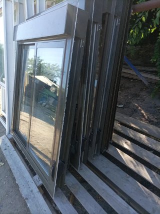 3 Ventanas correderas aluminio con persianas