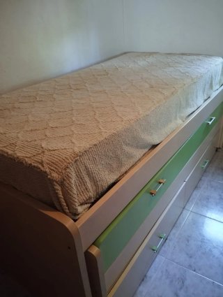 Mueble cama con cajones