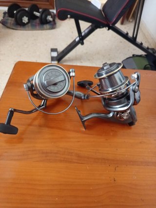 2 Carretes Pesca Carpfishing 9000