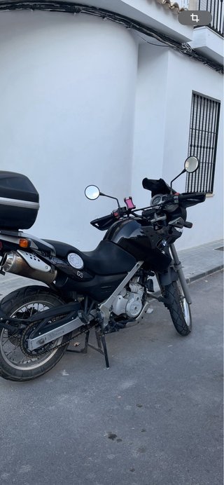 BMW F650GS Adventure Moto Negra