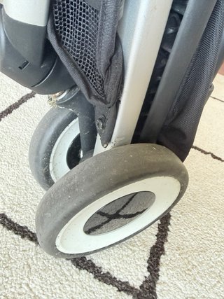 Silla paseo plegable + protector de lluvia + saco