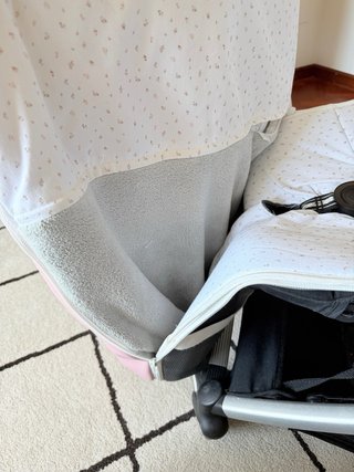 Silla paseo plegable + protector de lluvia + saco