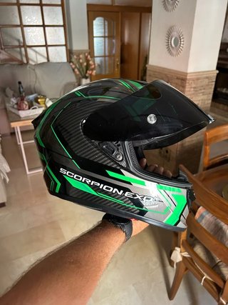 Casco Scorpion EXO Fibra Verde