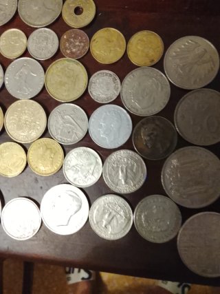 Lote de monedas antiguas negociable el precio