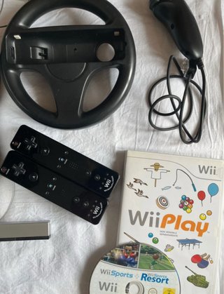 Nintendo Wii Console Nera