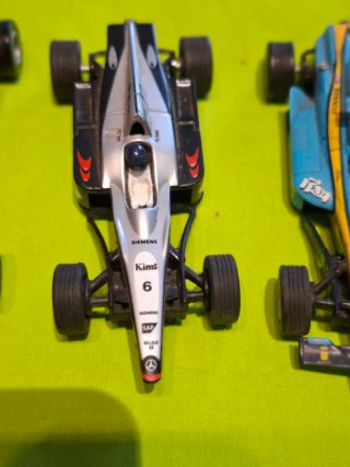 3 Coches de Colección Fórmula 1 scalextric