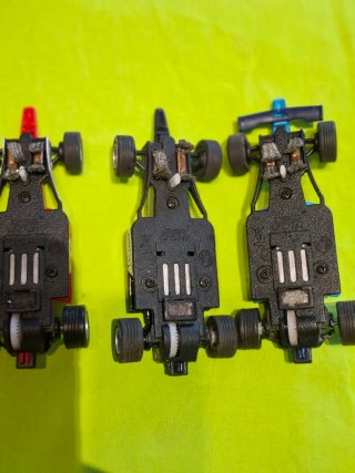 3 Coches de Colección Fórmula 1 scalextric