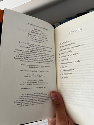 El perro canelo - Georges Simenon (Acantilado)