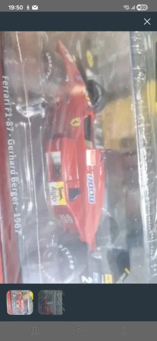 Ferrari F1-87 Gerhard Berger 1987