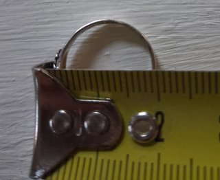 Anillito plata con piedra negra