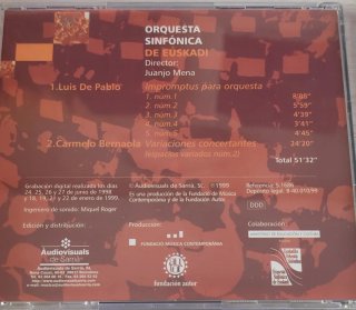 CDs Orquesta Sinfónica de Euskadi - Juanjo Mena