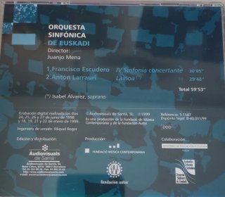 CDs Orquesta Sinfónica de Euskadi - Juanjo Mena