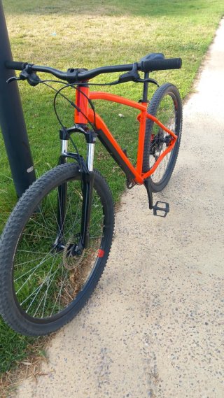 Bicicleta de Montaña Naranja