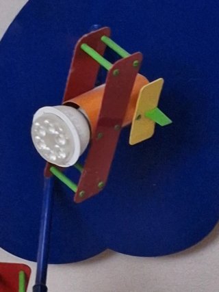 Lámpara infantil 3 aviones nube