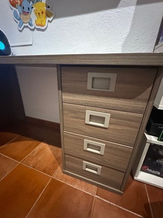 Escritorio Rinconero Madera Marrón